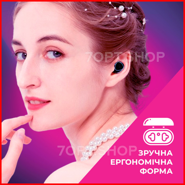 Бездротові навушники TWS Bluetooth 5.1 True Wireless M10 з повербанком