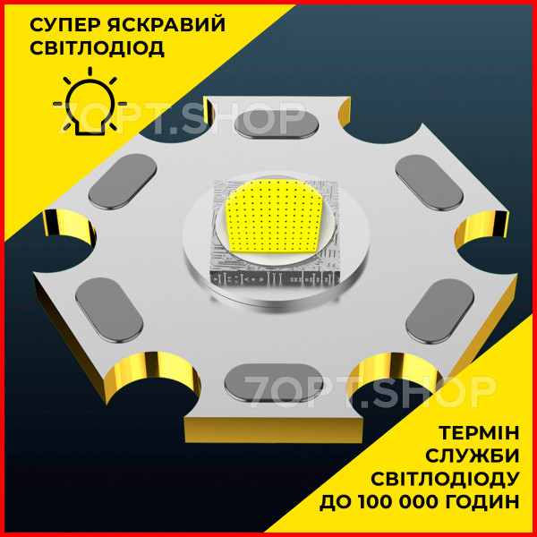 Портативний водостійкий ліхтар Multi Function з USB-зарядкою