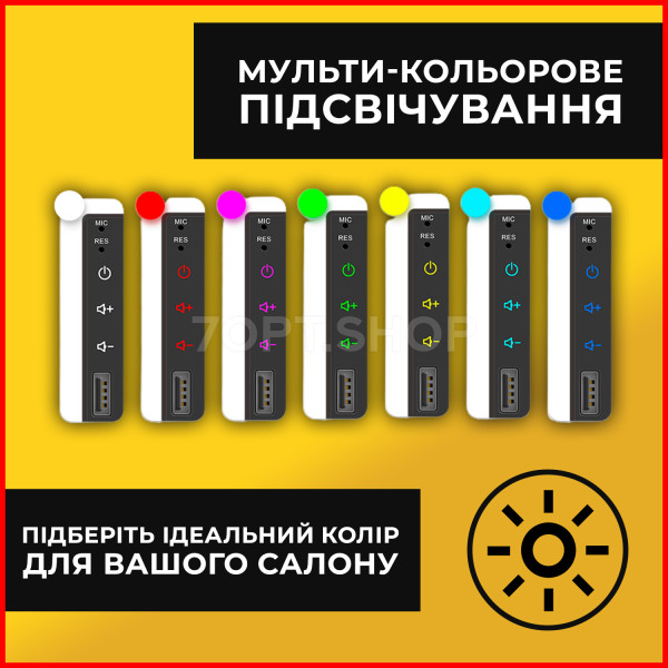 Мультимедійна-універсальна автомагнітола 2 DIN X2S 7" Android carplay MP4-MP5