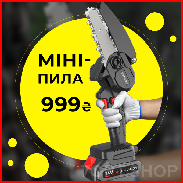Міні акумуляторна електропила у валізі (1 акумулятор 24V)