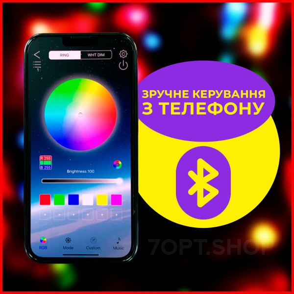 Smart RGB LED гірлянда 10 метрів