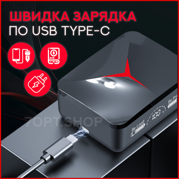 Бездротові TWS навушники з сенсорним управлінням TWS M90