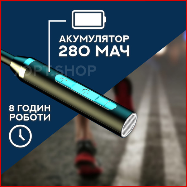 Магнітні вакуумні навушники AZ-35A-BT з Bluetooth та мікрофоном