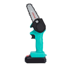 Акумуляторна ланцюгова міні пила 4 дюйми (10.16см) 24Vf - 2000 mAh Li-ion для обрізки дерев та розпилювання дров